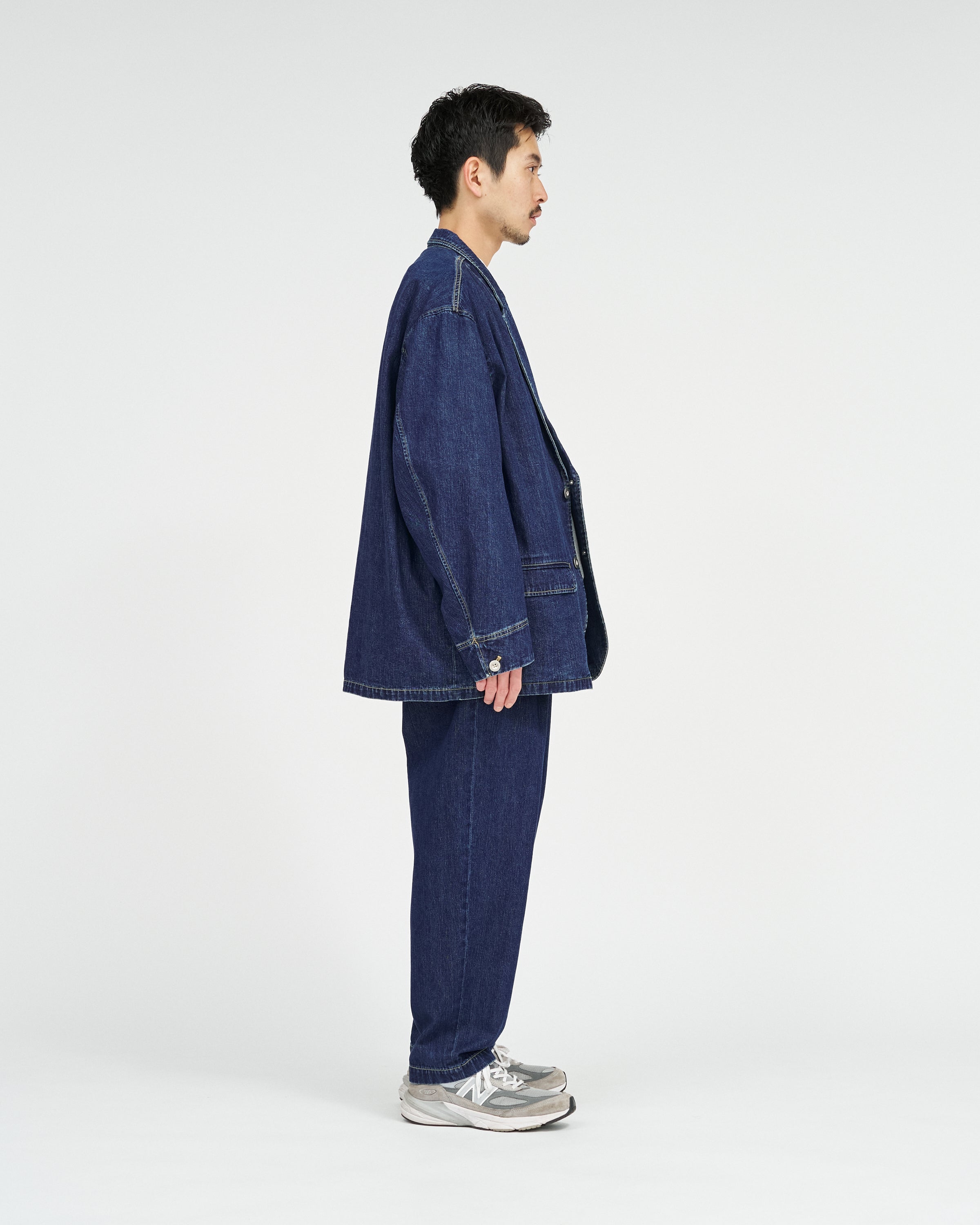 DEADHEARTZ デニムパンツ メンズ インディゴ WORKERS DENIM PANTS(FADE 