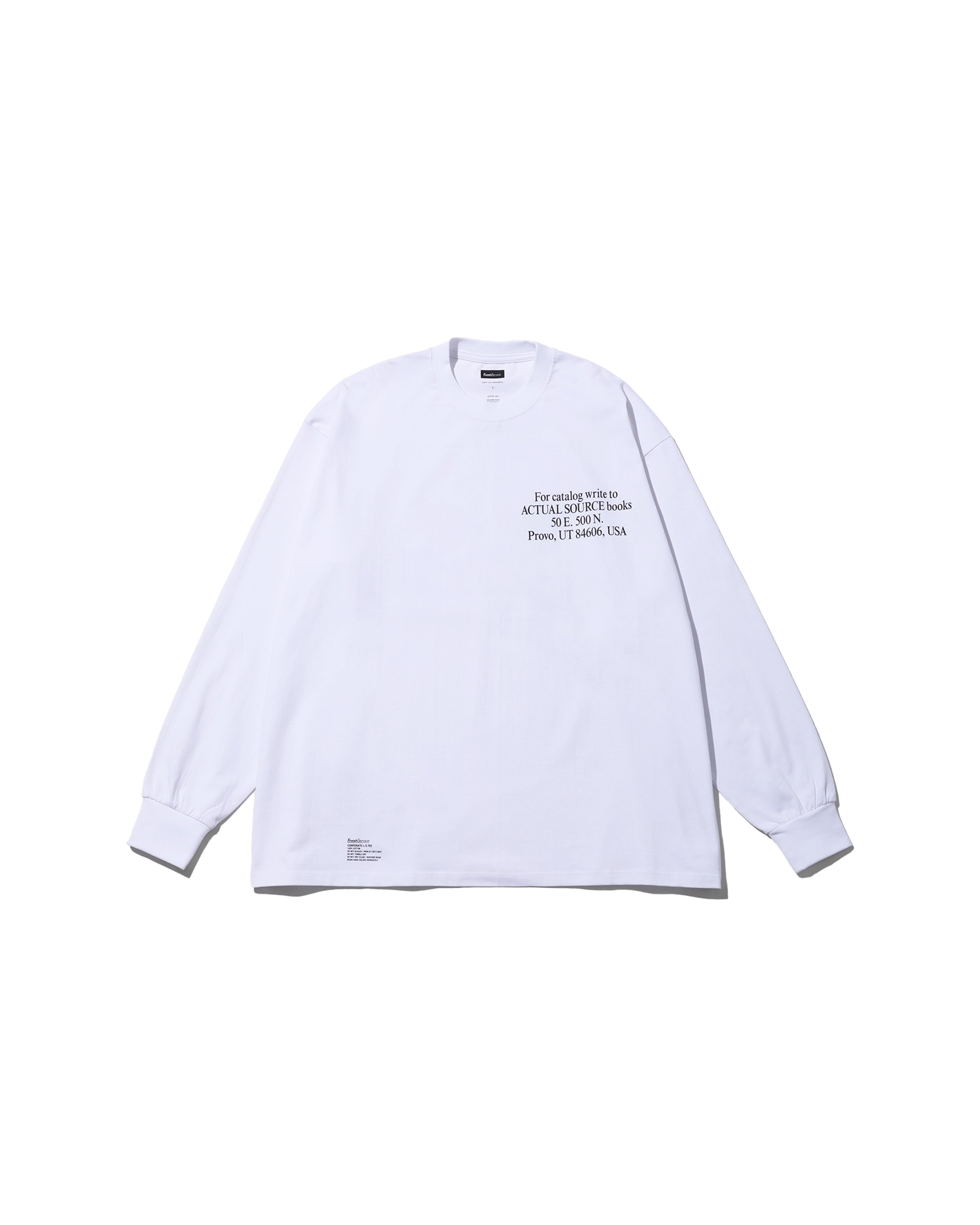 Fresh Service (フレッシュサービス) AS×FS CORPORATE L/S TEE
