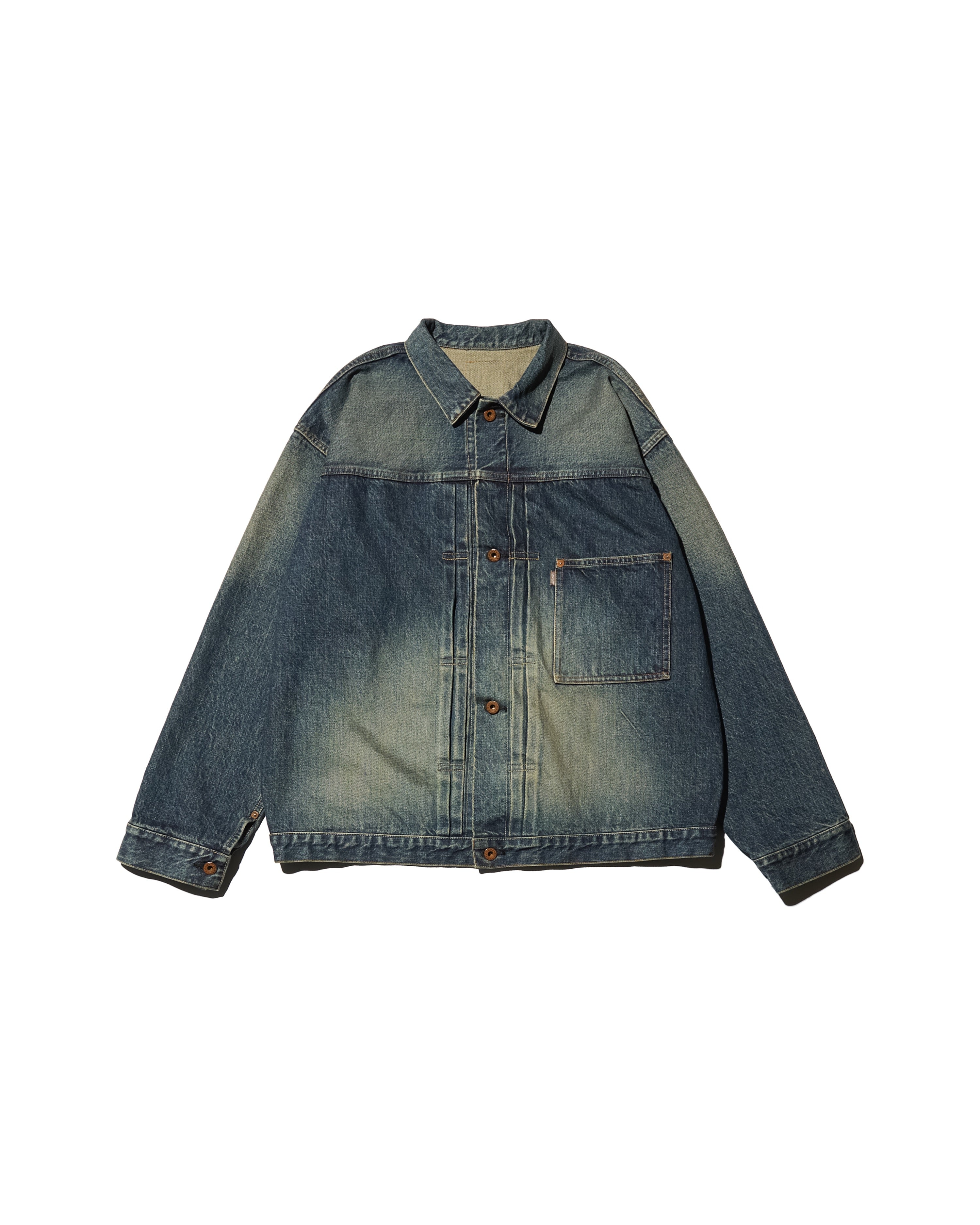 ヴィンテージ　グリーンジャイアント88→80 CLASSIC HEAVY KIBATA SHUTTLE HYPER BIG WWII ”1ST” DENIM JACKET