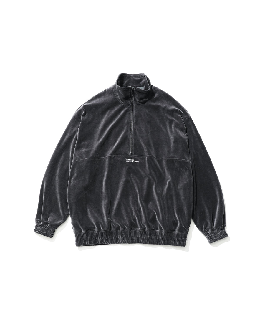 VELOUR JERSEY PULLOVER