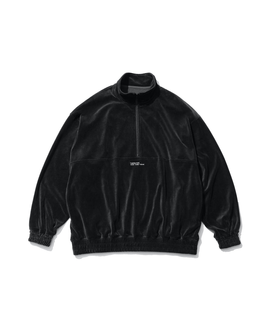 VELOUR JERSEY PULLOVER