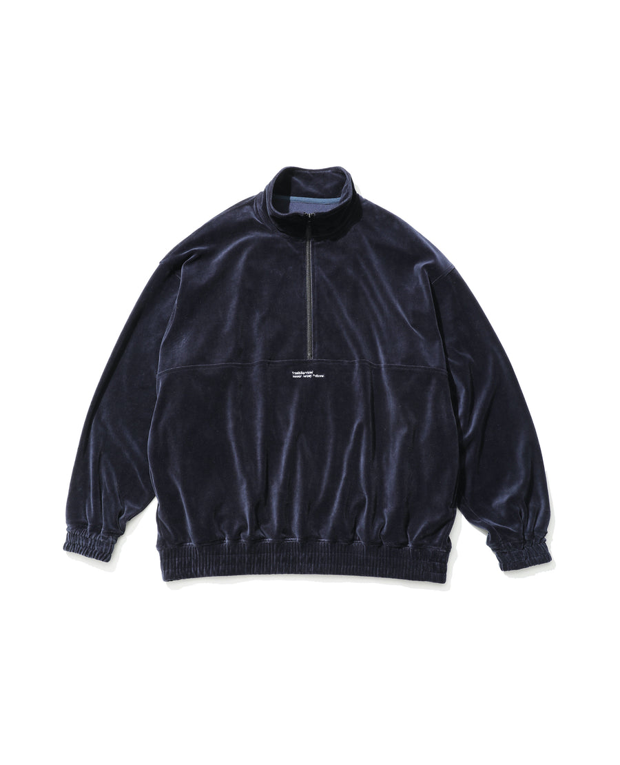 VELOUR JERSEY PULLOVER