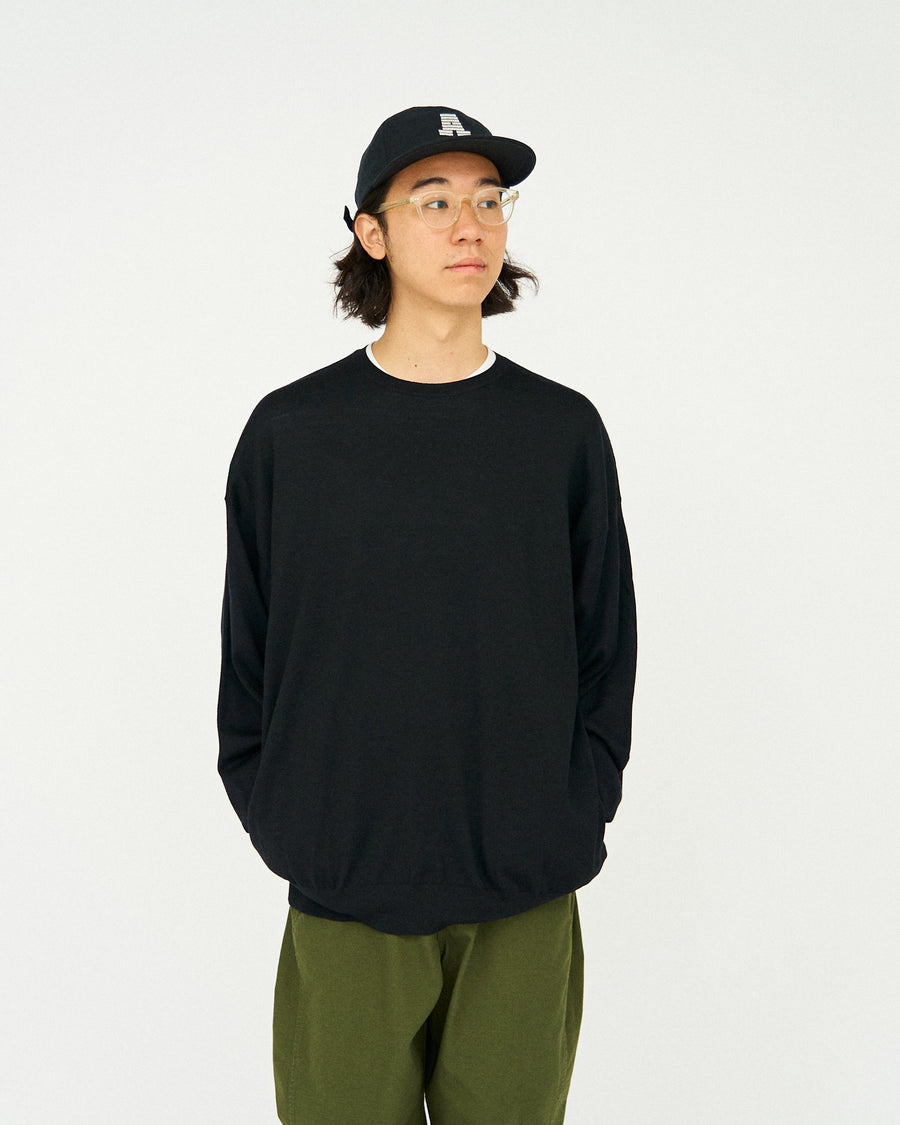 TECH HIGH GAUGE CREW NECK KNIT