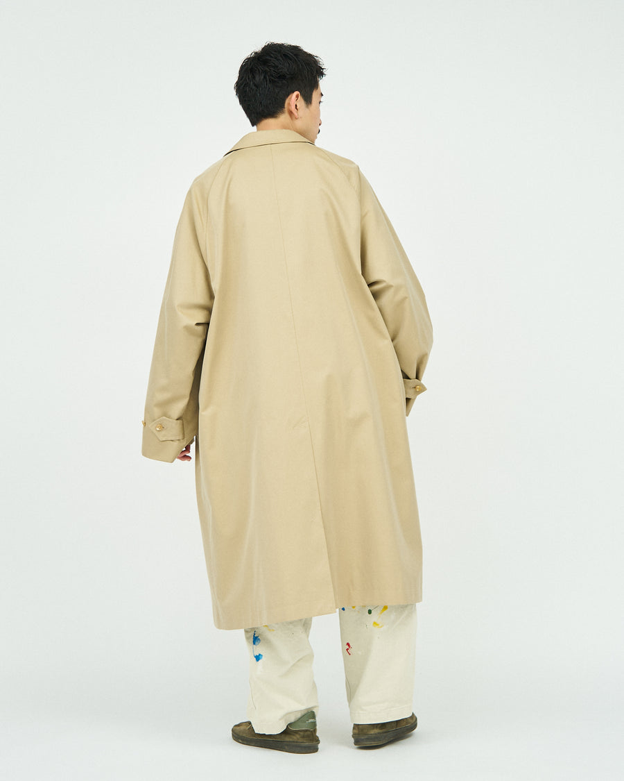 GIZA SILK SINGLE RAGLAN COAT