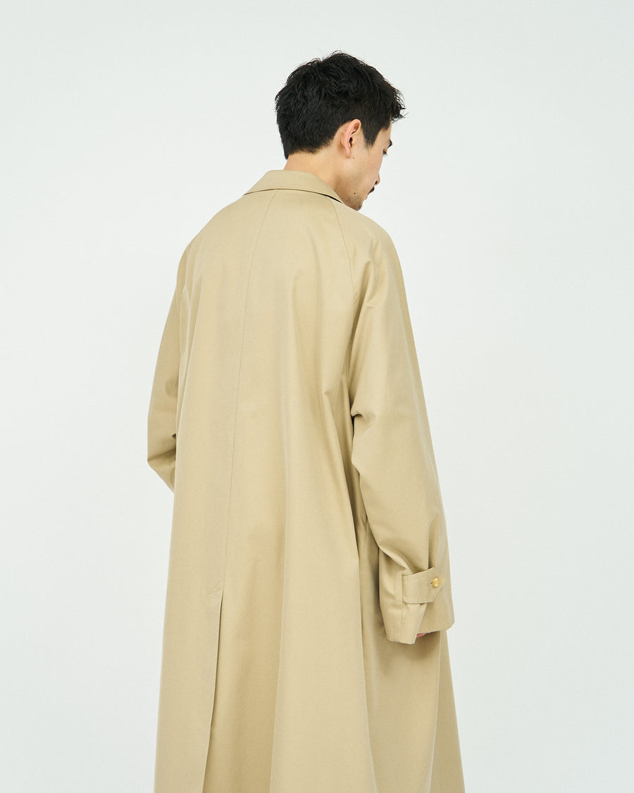 GIZA SILK SINGLE RAGLAN COAT