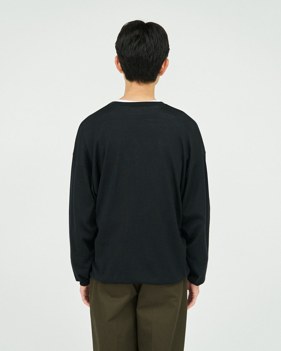 TECH HIGH GAUGE CREW NECK KNIT