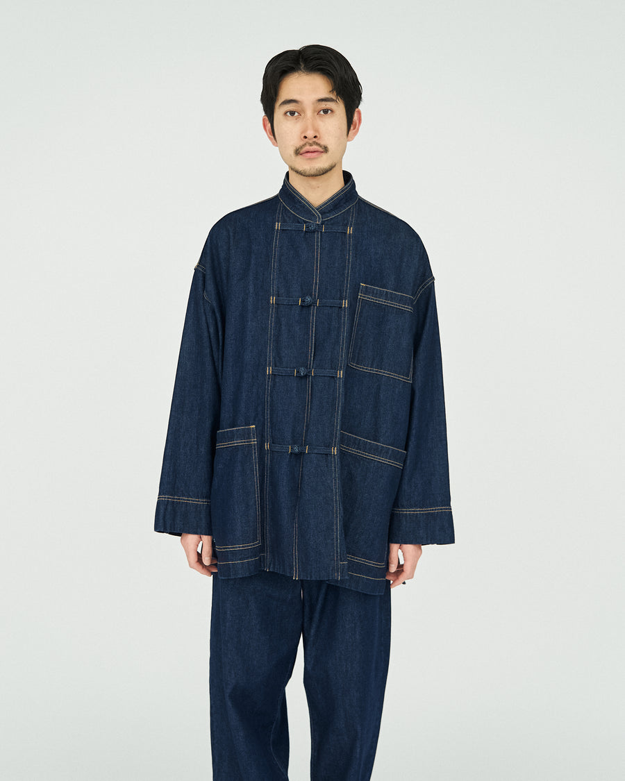 CORPORATE DENIM KUNG-FU COVERALL (ONE WASH)