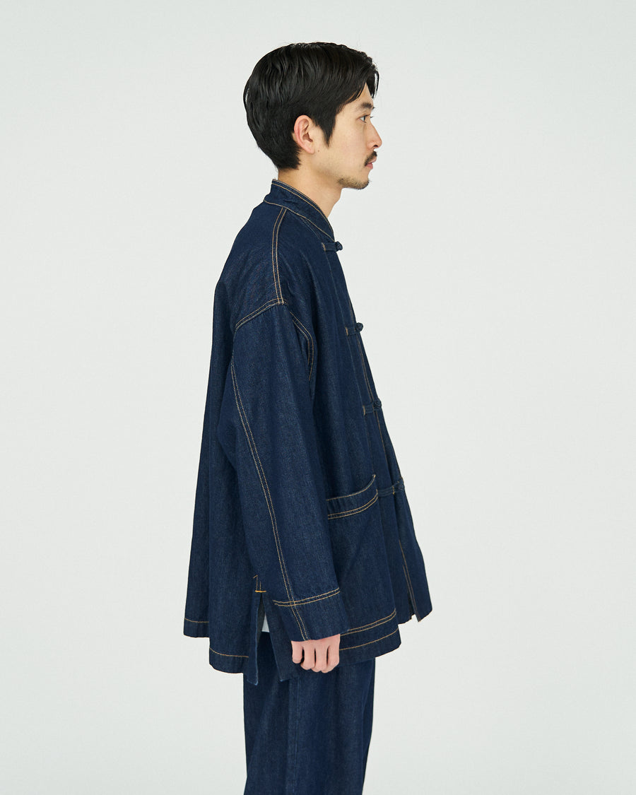 CORPORATE DENIM KUNG-FU COVERALL (ONE WASH)