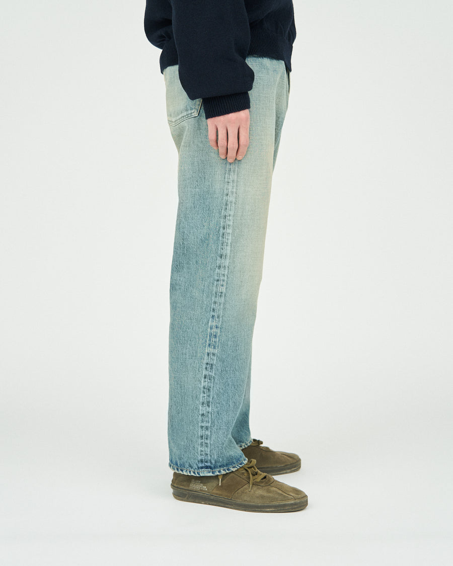 VINTAGE WASHED ”1953XX” SHABBY SHUTTLE DENIM TROUSERS