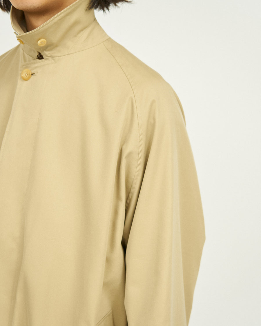 GIZA SILK SINGLE RAGLAN COAT