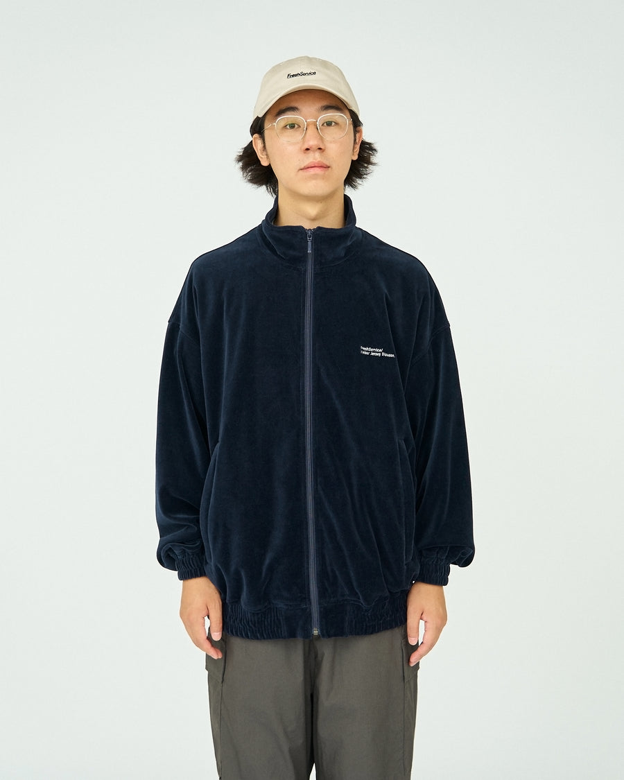 VELOUR JERSEY BLOUSON