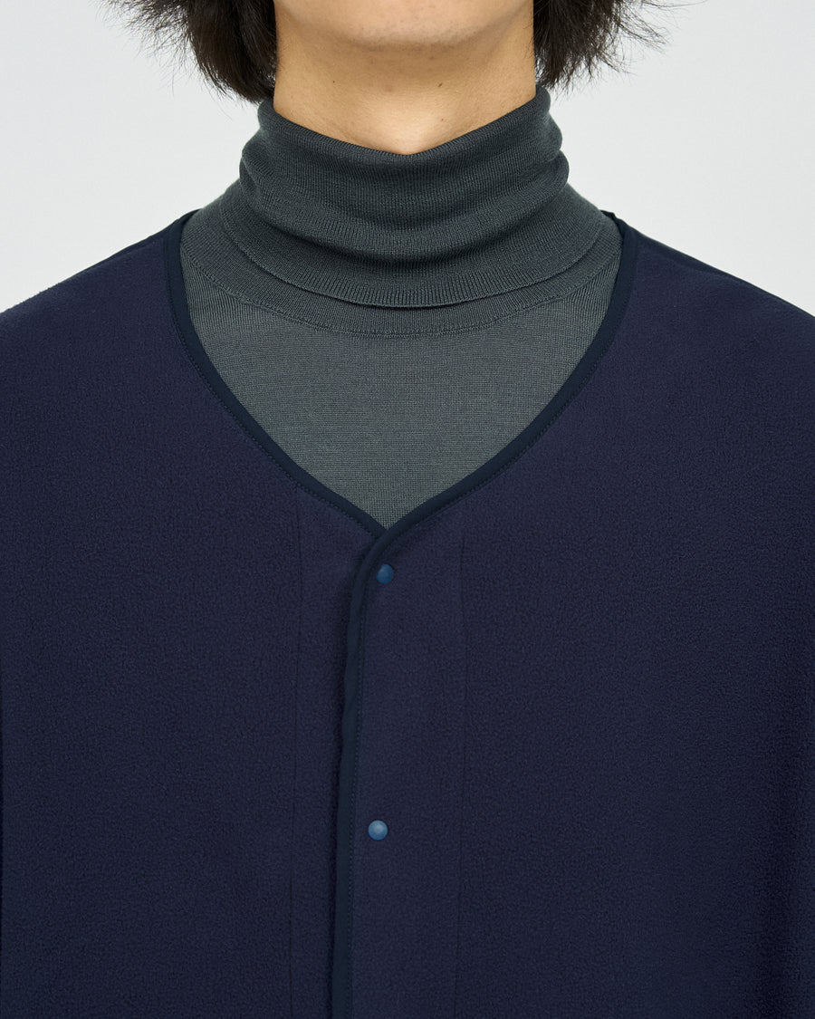 SYNTHETIC FLEECE CARDIGAN