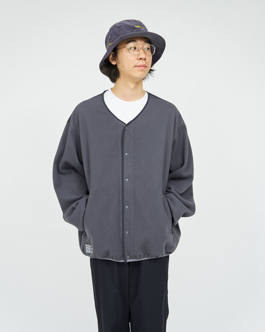 SYNTHETIC FLEECE CARDIGAN