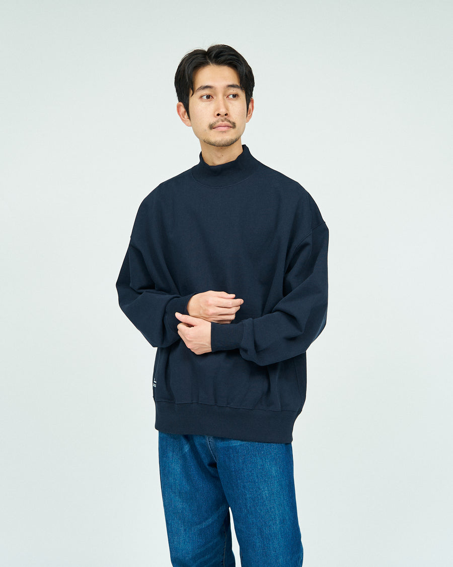 LIGHT OZ MOCK NECK SWEAT