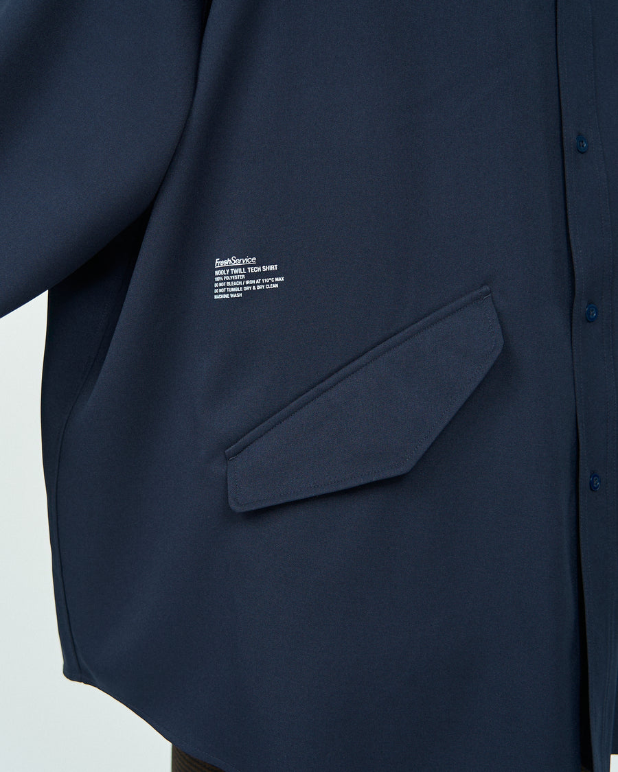 WOOLY TWILL TECH SHIRT