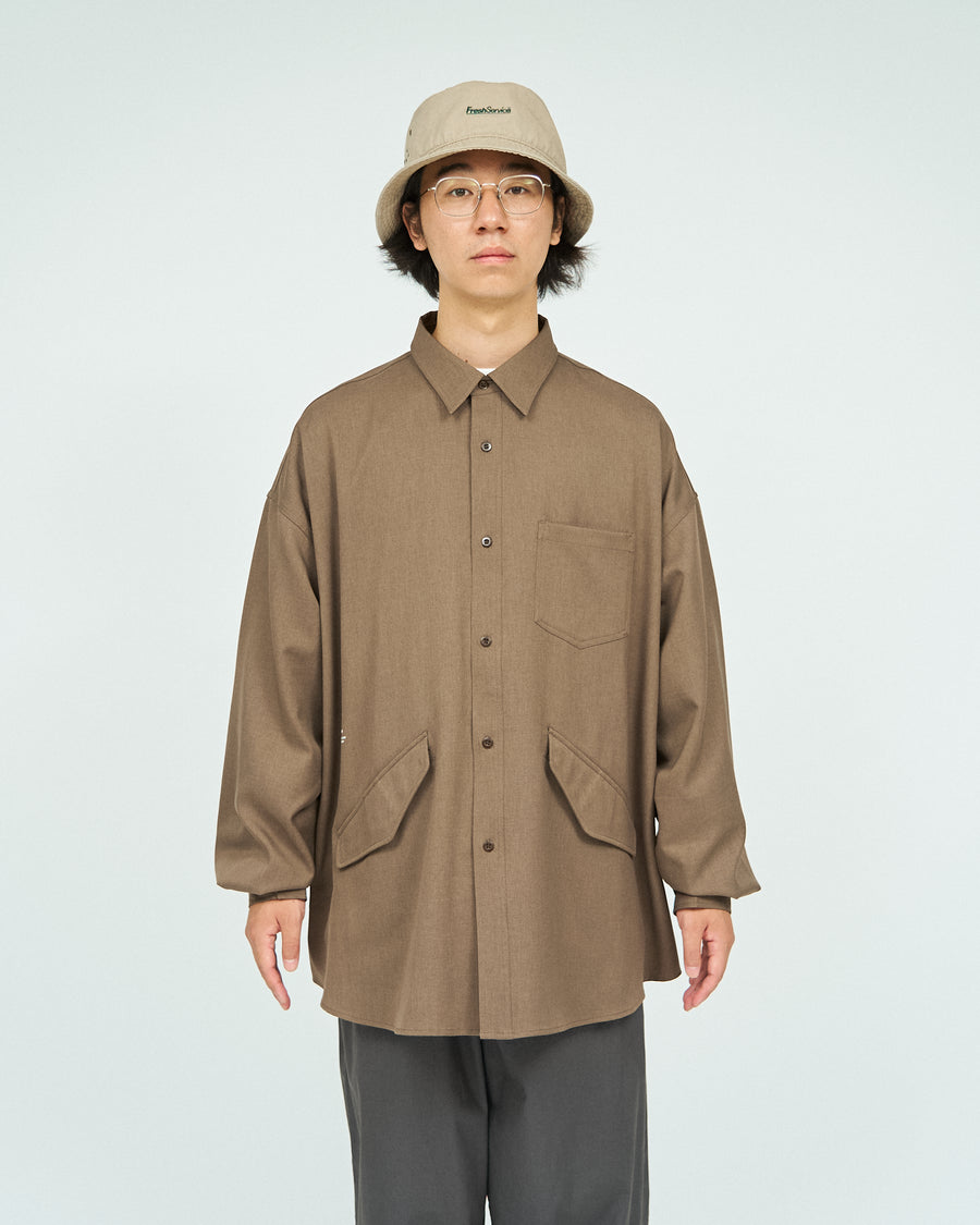 WOOLY TWILL TECH SHIRT