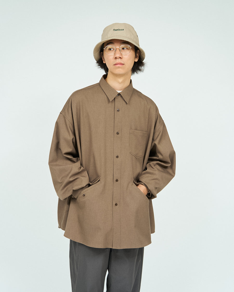 WOOLY TWILL TECH SHIRT