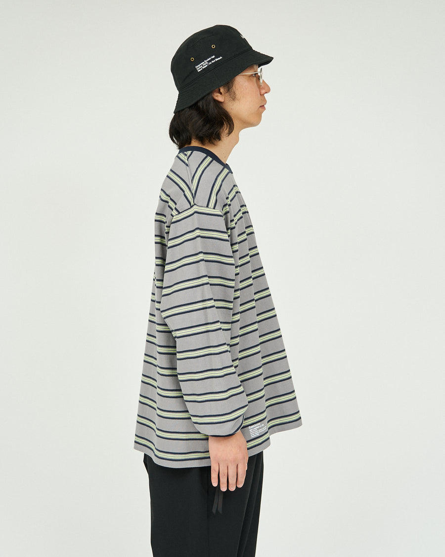 MULTI BORDER L/S TEE