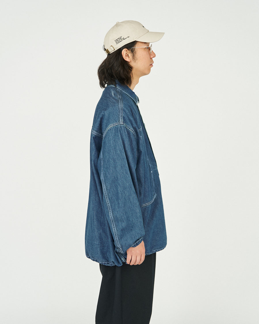 DENIM PULLOVER SHIRT(FADE INDIGO)