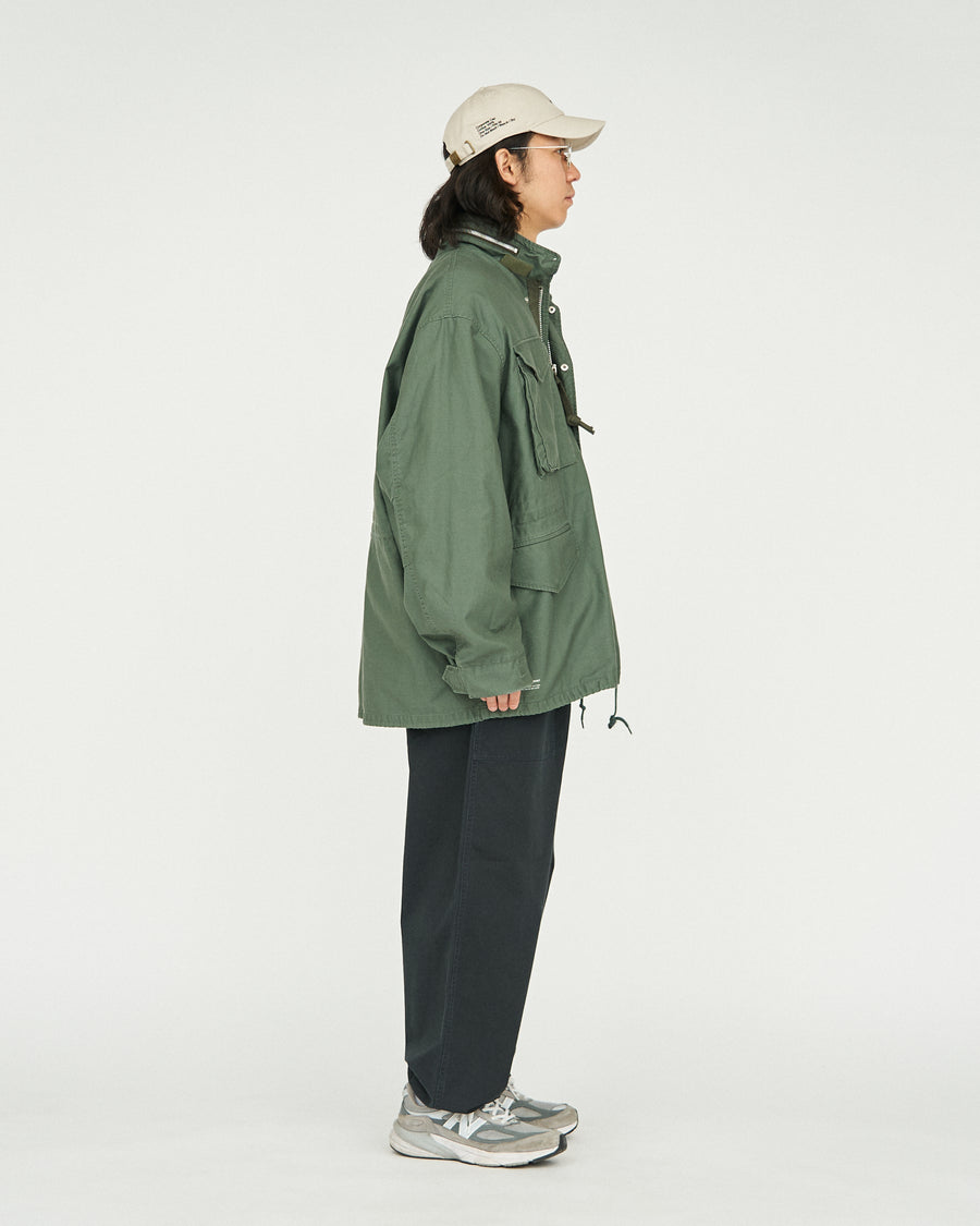 BACK SATEEN FIELD JACKET