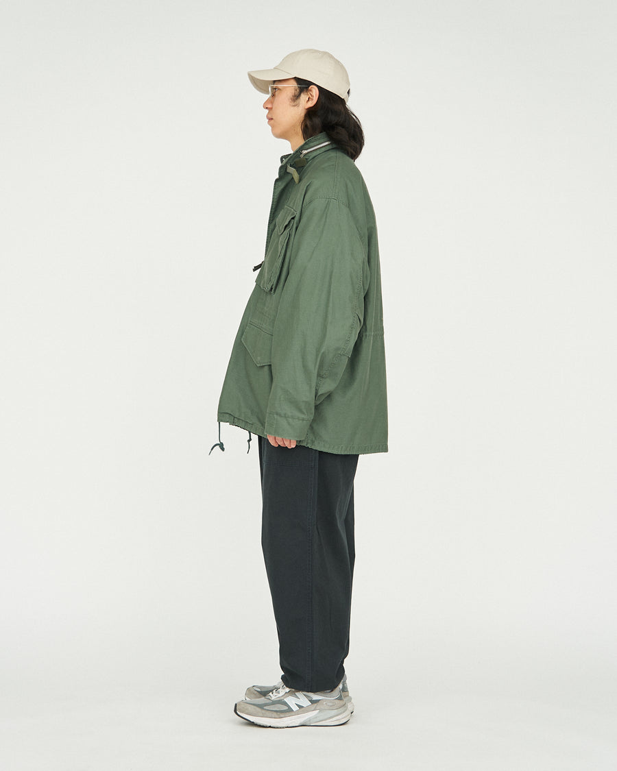 BACK SATEEN FIELD JACKET