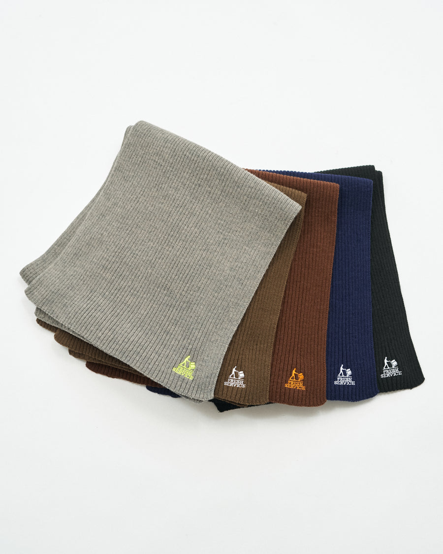 THERMAL RIB KNIT SCARF