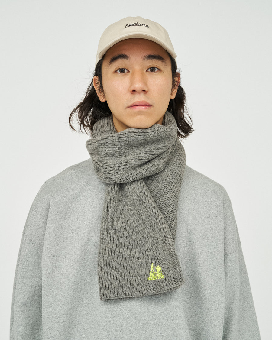 THERMAL RIB KNIT SCARF