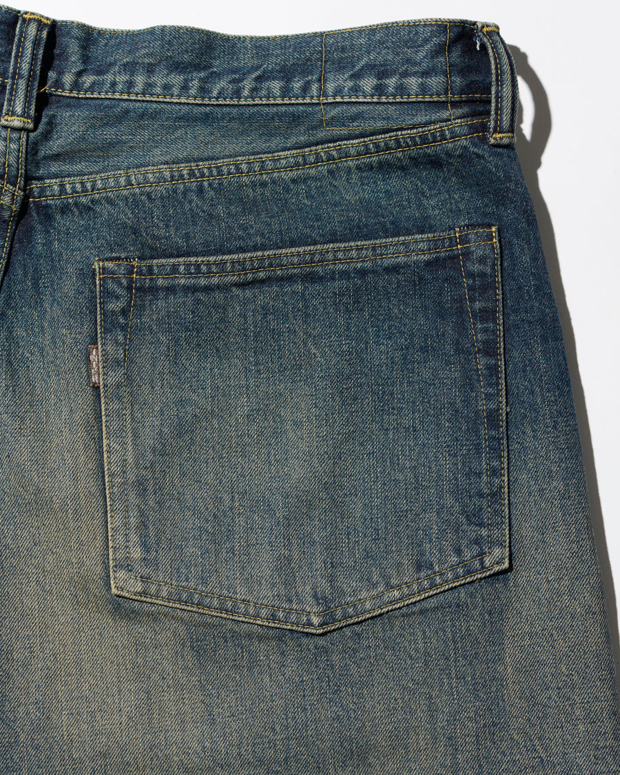 CLASSIC HEAVY KIBATA SHUTTLE HYPER BIG WWII 1943 DENIM JEANS