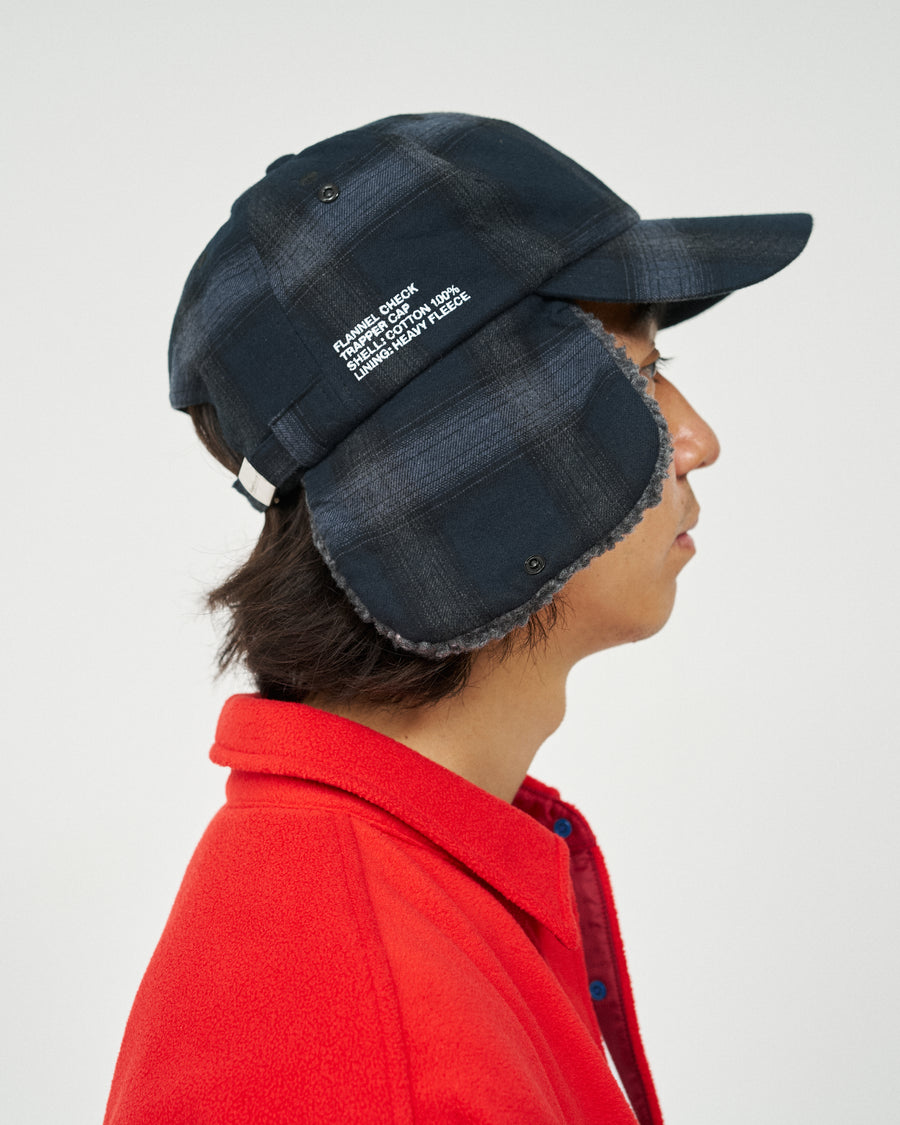 FLANNEL CHECK TRAPPER CAP