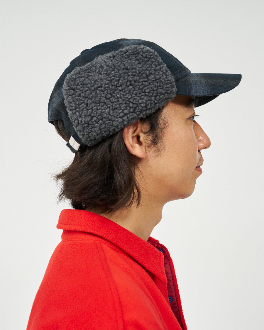 FLANNEL CHECK TRAPPER CAP