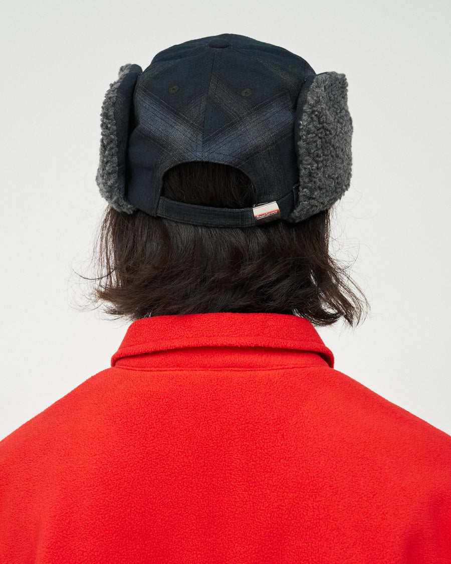 FLANNEL CHECK TRAPPER CAP