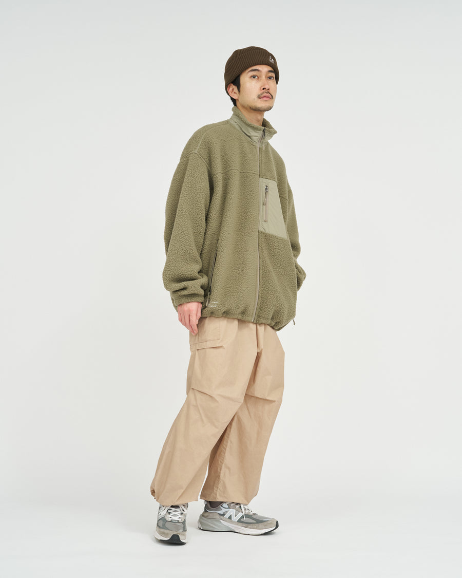 HEAVY FLEECE ZIP-UP JACKET