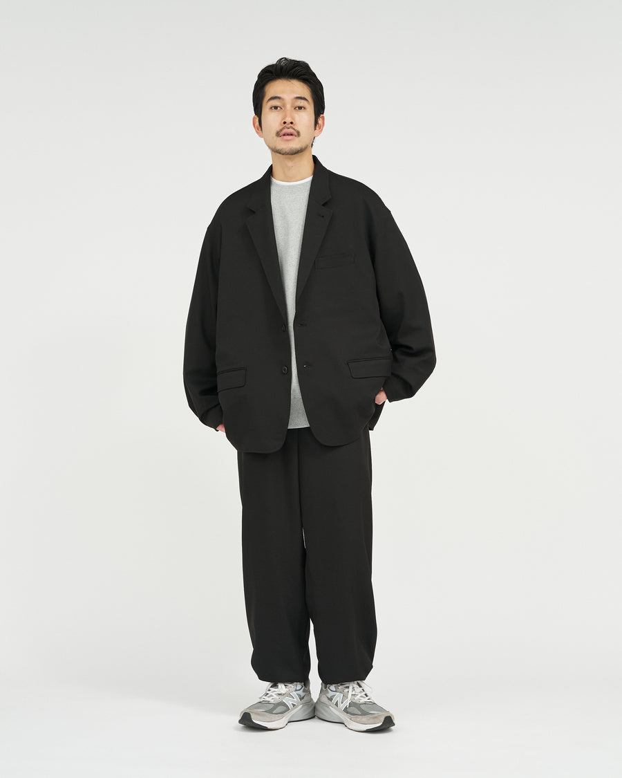 WOOLY TWILL TROUSERS