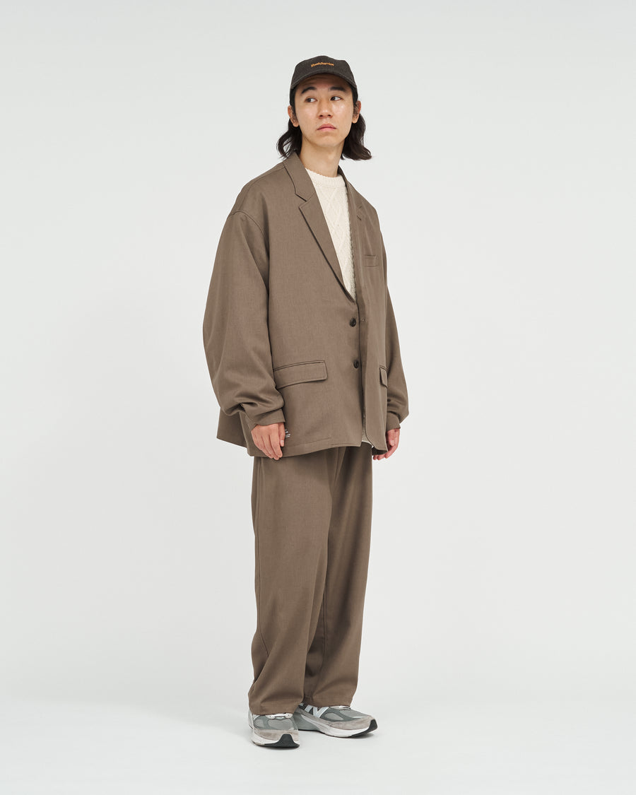 WOOLY TWILL TROUSERS