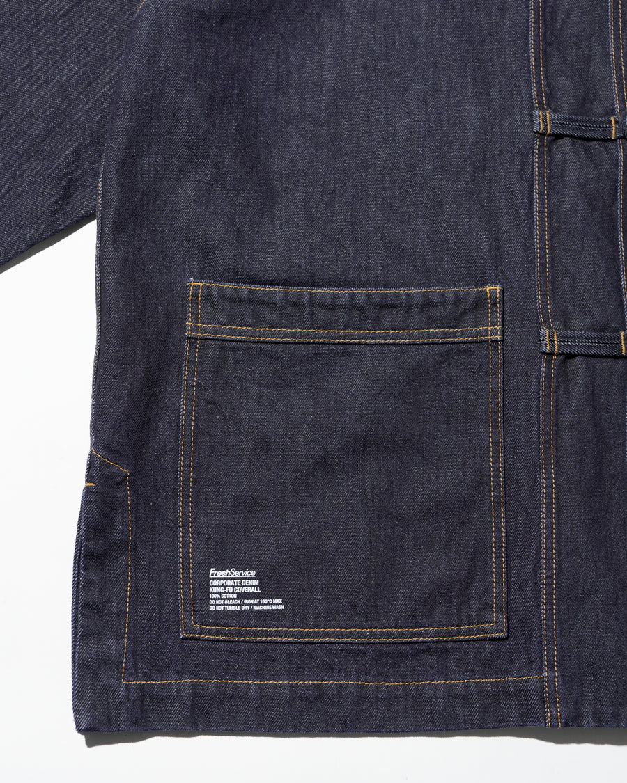 【美品】FreshService denim coverall Freshservice DENIM KUNG-FU COVERALL 【公式通販】