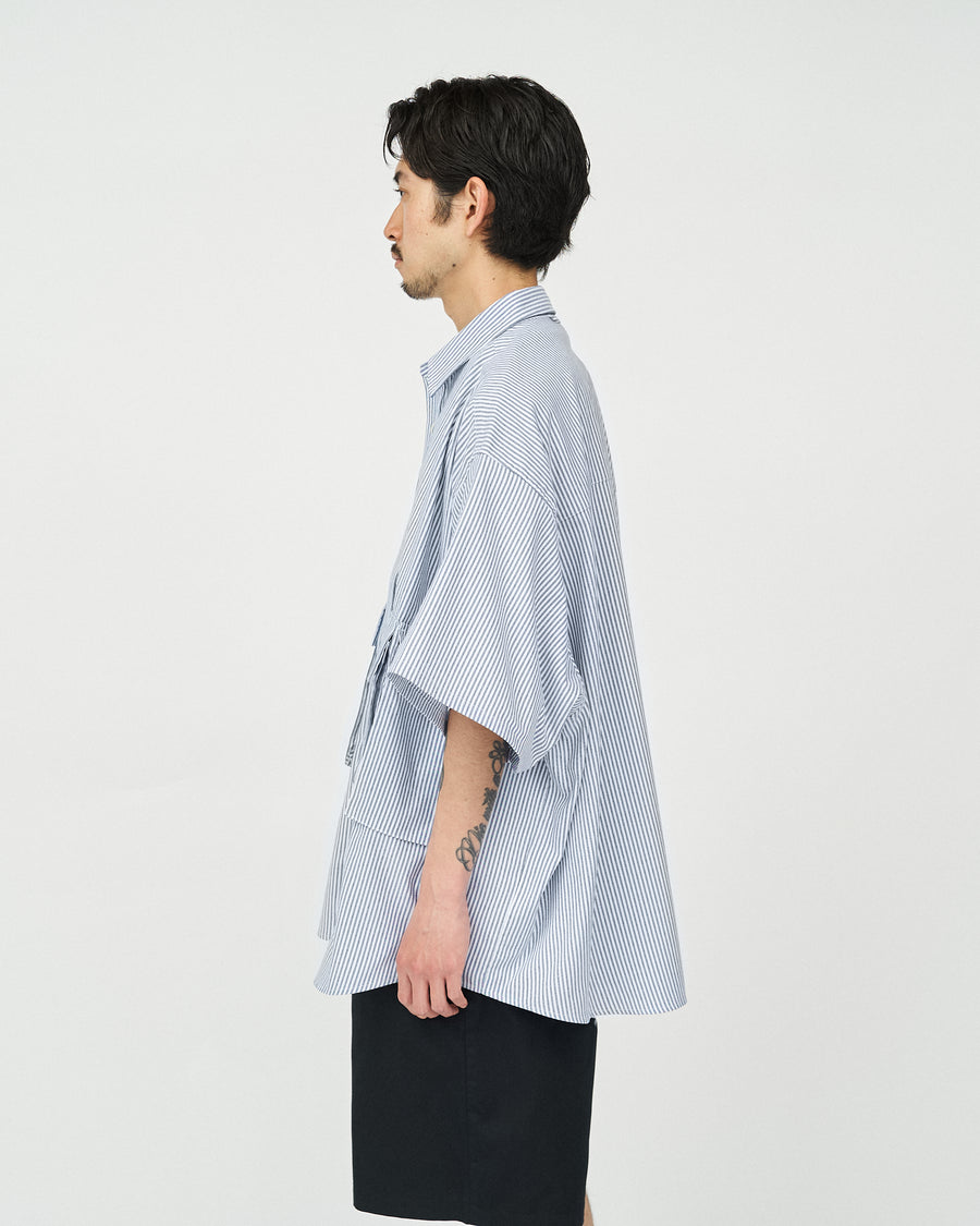 DRY OXFORD FLAP POCKET S/S SHIRT