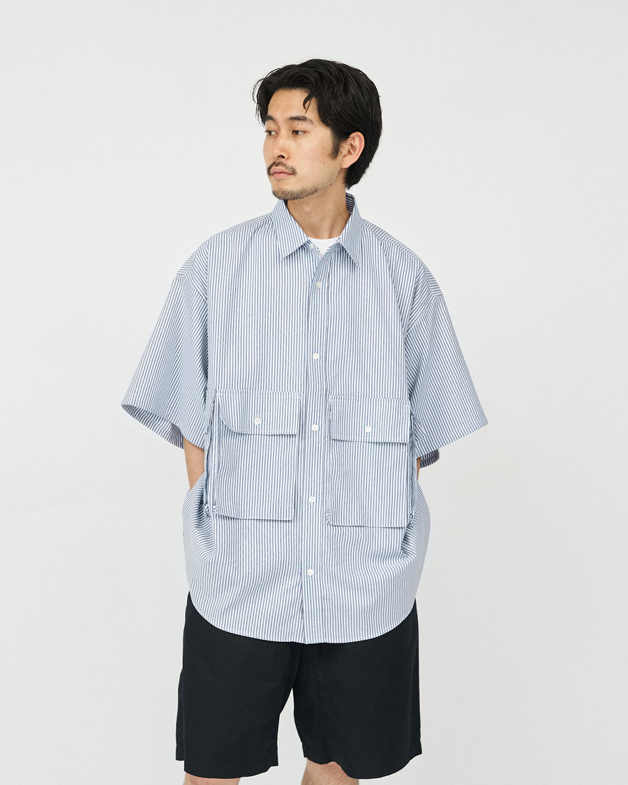 DRY OXFORD FLAP POCKET S/S SHIRT