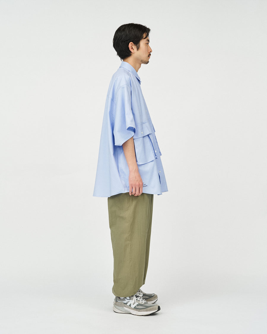 DRY OXFORD FLAP POCKET S/S SHIRT