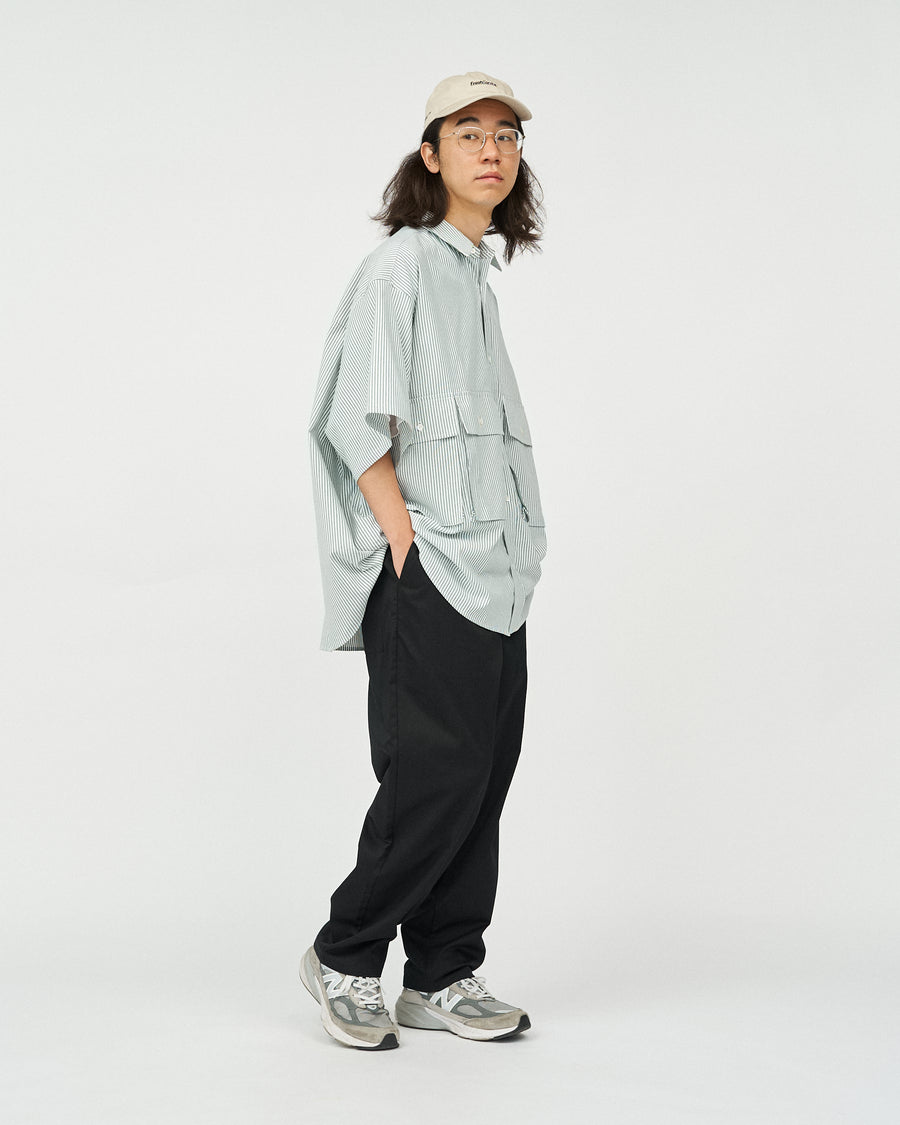 DRY OXFORD FLAP POCKET S/S SHIRT