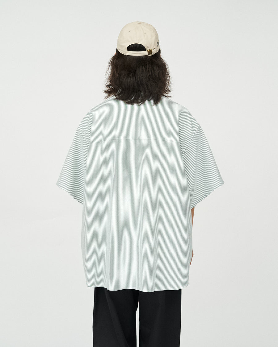DRY OXFORD FLAP POCKET S/S SHIRT