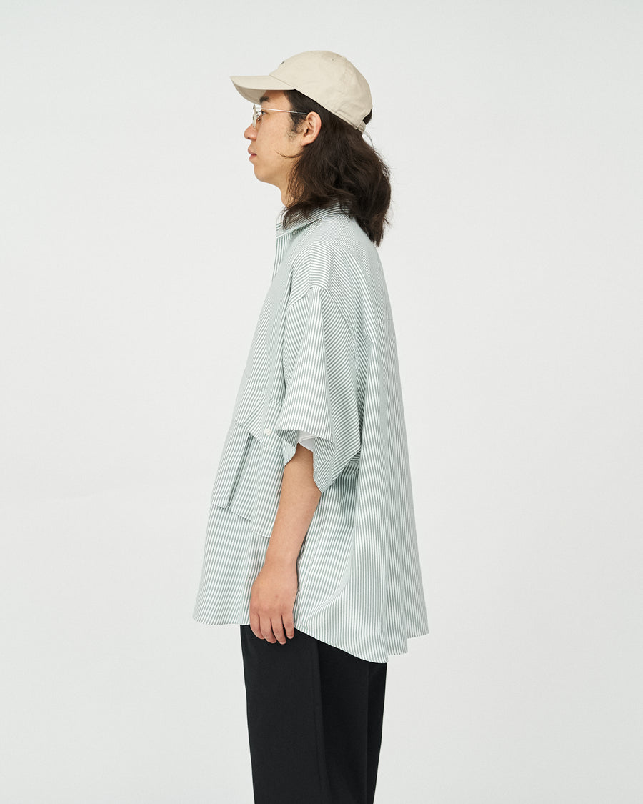 DRY OXFORD FLAP POCKET S/S SHIRT