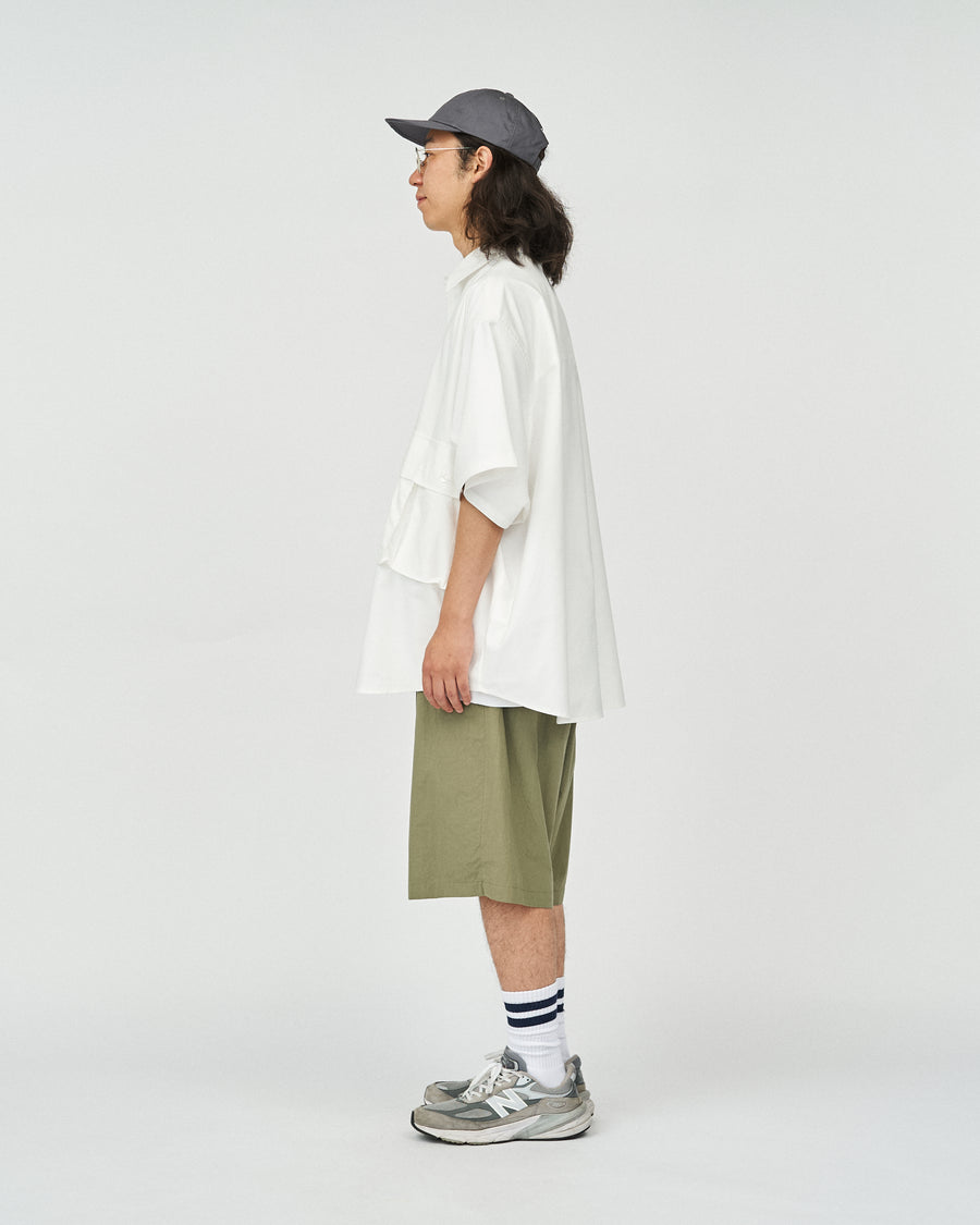DRY OXFORD FLAP POCKET S/S SHIRT