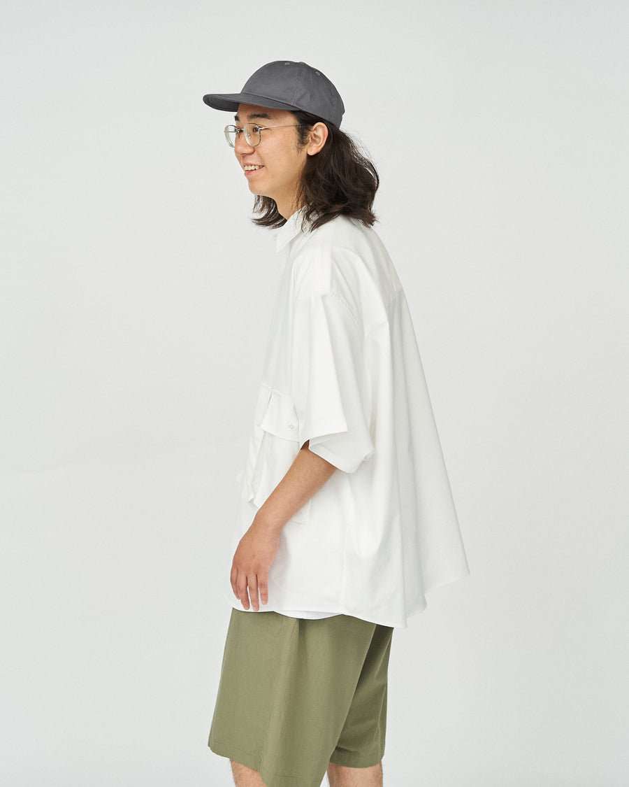DRY OXFORD FLAP POCKET S/S SHIRT