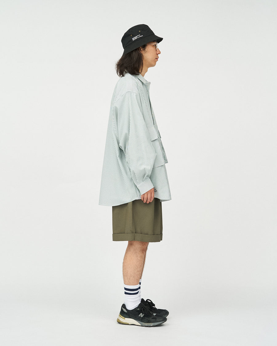 DRY OXFORD FLAP POCKET L/S SHIRT
