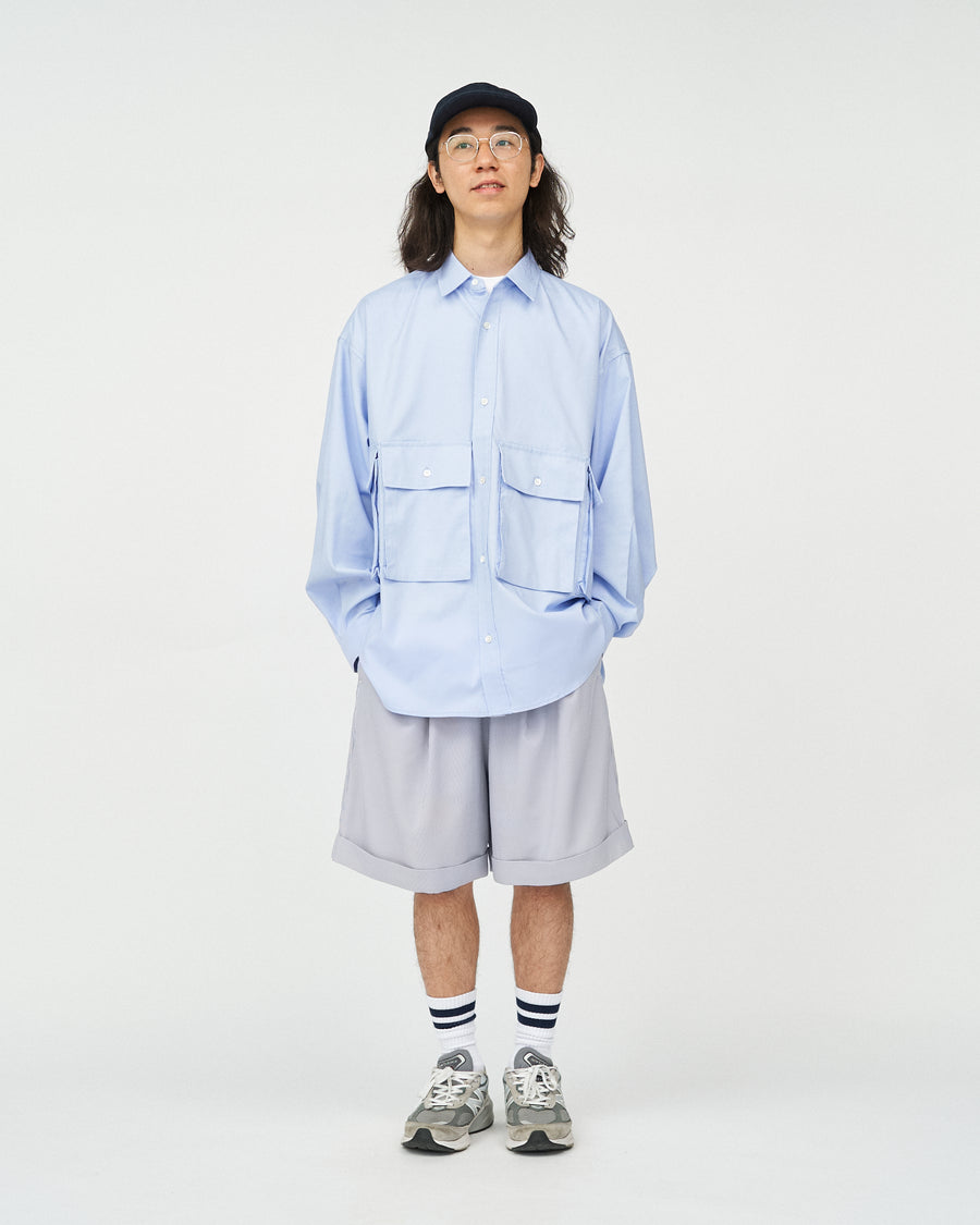 DRY OXFORD FLAP POCKET L/S SHIRT