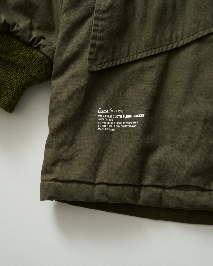 WEATHER CLOTH FLIGHT JACKET