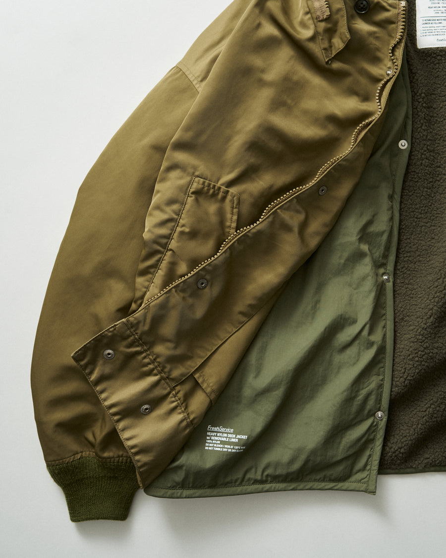 HEAVY NYLON DECK JACKET