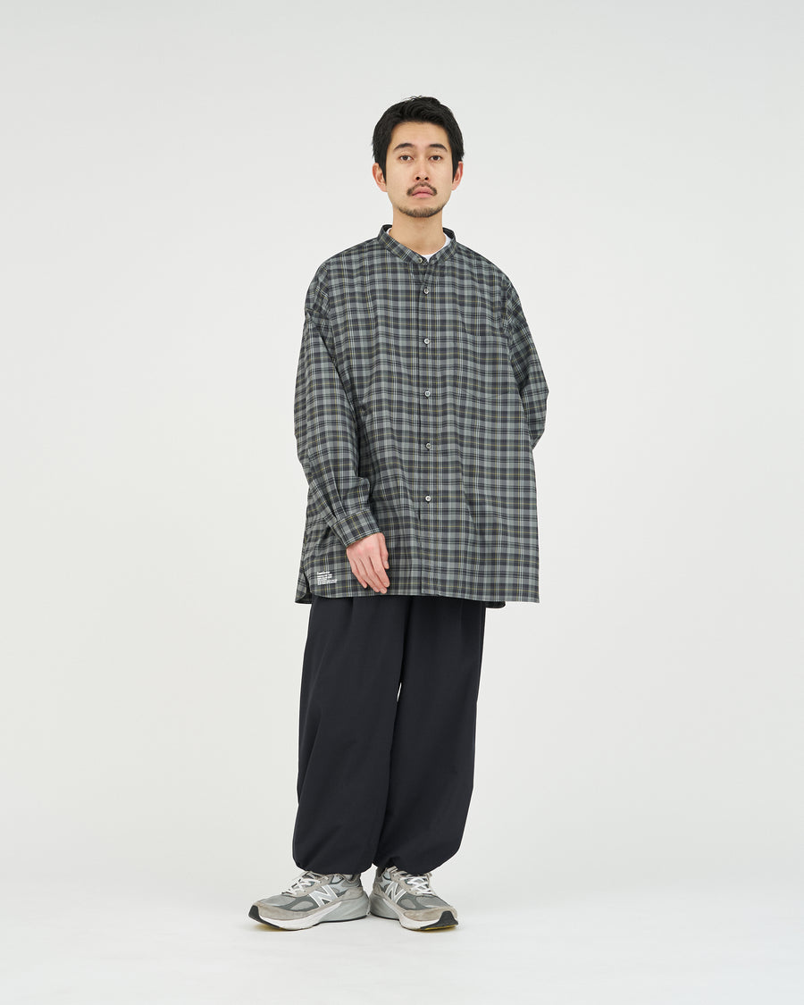 トップス MADRAS DRY TECH BAND COLLAR SHIRT MADRAS DRY TECH BAND COLLAR SHIRT – FreshService® official site