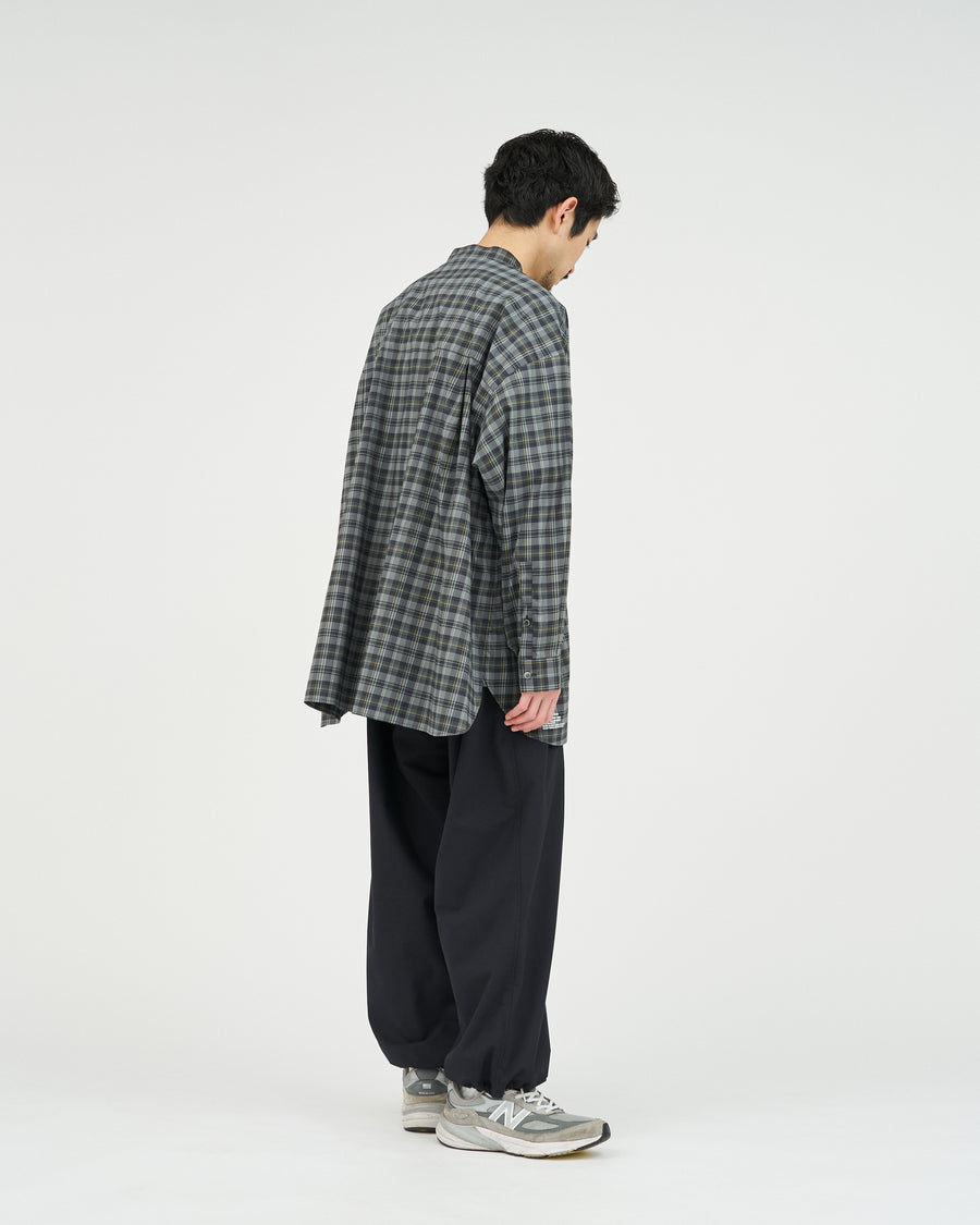 トップス MADRAS DRY TECH BAND COLLAR SHIRT MADRAS DRY TECH BAND COLLAR SHIRT – FreshService® official site