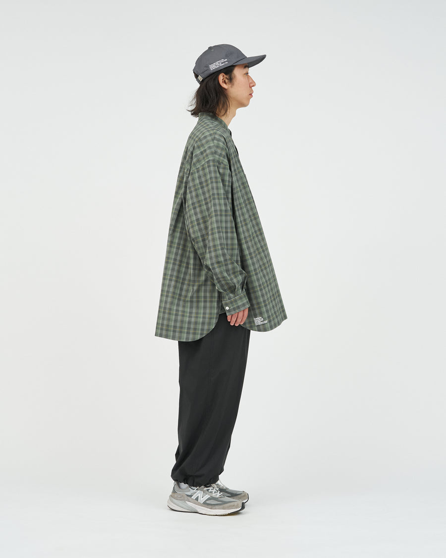 トップス MADRAS DRY TECH BAND COLLAR SHIRT MADRAS DRY TECH BAND COLLAR SHIRT – FreshService® official site